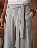 Business Casual Men's Casual Loose Elastic Waist Straight Leg Chino Pants
